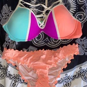 Multiple colored bathing suit